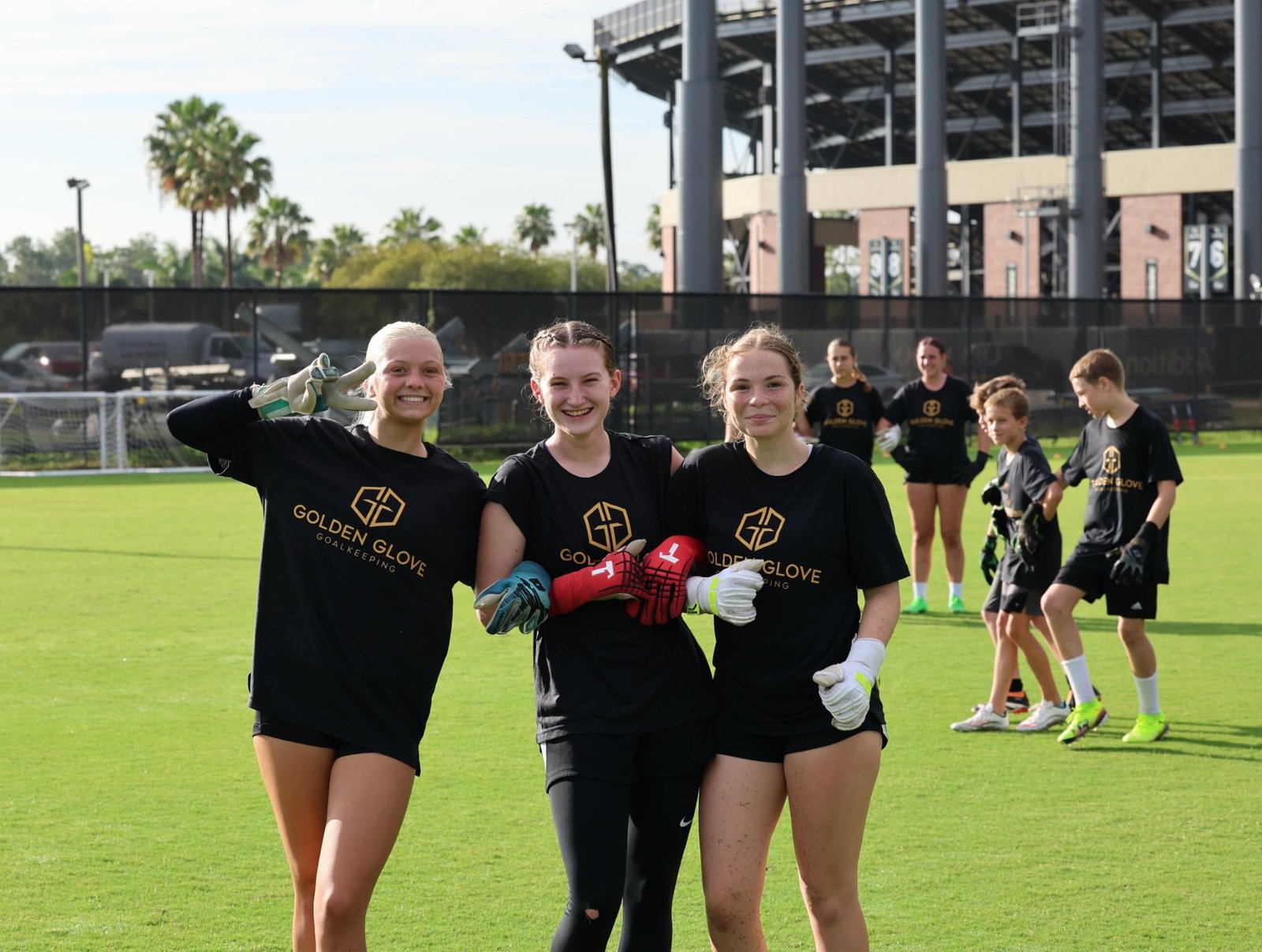 GGK female goalkeepers in training